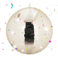 Bola de discoteca de 50 cm - Bola de espejos grande para fiestas