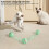LED-kattenbal, zelfdraaiend, USB-oplaadbaar, groen 3