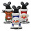 Wind Up Reindeer Toys Assorted Colours 3 Pack 1