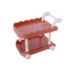Carrito de comida Gallickan para niños pequeños de 3 a 5 años, juego de imitación.