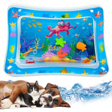 Tappetino sensoriale acquatico per bambini e gatti, 25x19,6 pollici