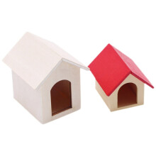Dockhus Mini Hundkoja Set – 2 delar Björk