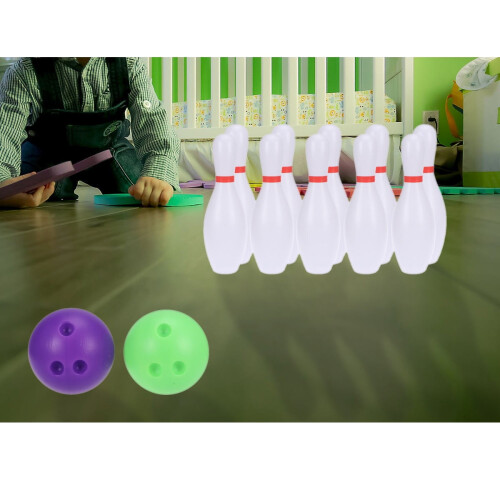 Set da bowling per bambini da 12 pezzi con birilli 1