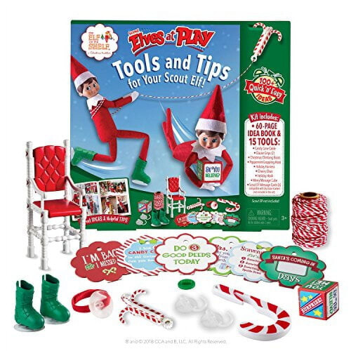 Scout-elfjes aan het spelen Kerstdecoratie