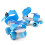 Verstellbare Kinder-Rollschuhe – PVC-Rollen, 18–23 1