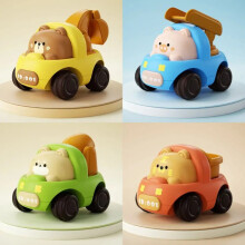 Rückzieh-Dinosaurierautos, 4er-Set für Kinder von 1–5 Jahren