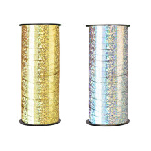 Ruban frisé métallique, couleurs assorties, 2 pièces