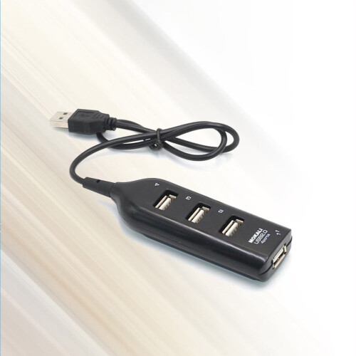 Hub USB 2.0 de 4 puertos negro 1