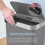Tower Tower Rectangular ABS Sensor Bin with Bin Liner Retainer Ring, 50L, Grey T838028GRY 3