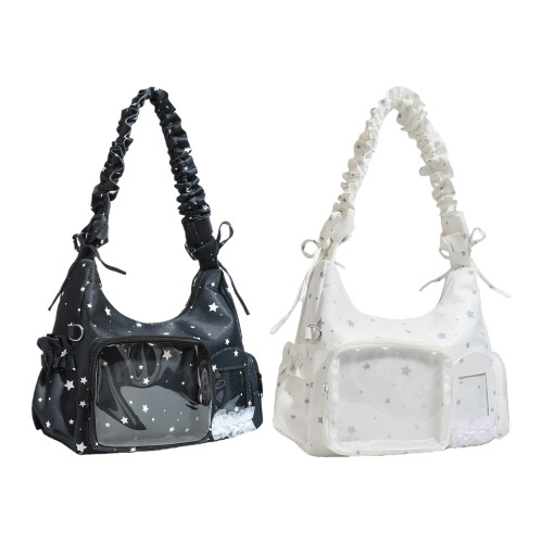 Gift For Friend Small Underarm Bag Comfortable Strap-Black 1