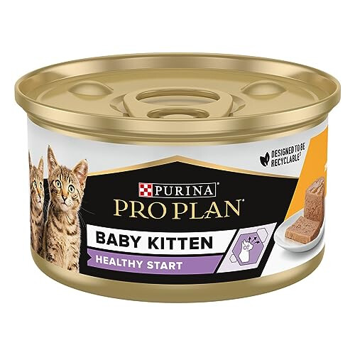 PRO PLAN Baby Kitten Healthy Start Mousse Chicken 85g 2