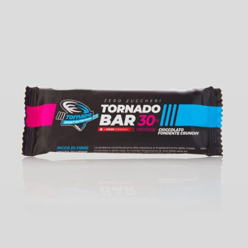 Tornadobar Protein Bar 30% Dark Chocolate Crunchy Zero Sugar