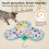 Jouet pour chat Potaroma Cache-cache avec baguette mobile et couineur 4
