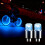 Blå LED-cykelventillampor 2-pack 4