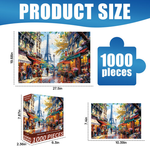 Παζλ 1000 τεμαχίων Paris Charm 1