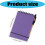 Pocket Note Memo Pad 50 Sheets Unruled Elastic Strap-Rose Red 4