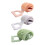Long Handle Silicone Bath Scrubber With Ergonomic Grip-Pink 2