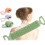 Long Handle Silicone Bath Scrubber With Ergonomic Grip-Pink 3