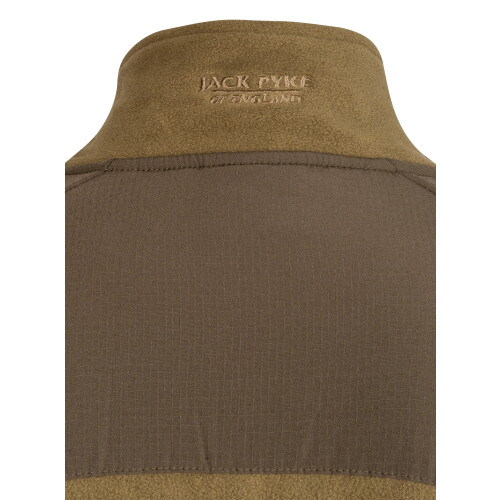 JACK PYKE Jack Pyke Bleasdale Half Zip Fleece Top Dark Mustard Medium 2