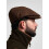 JACK PYKE JACK PYKE Newsboy Flat Cap Brown Tweed 58cm 3
