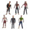 Zombie actiefiguur 4 inch statisch modelpakket 3