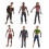 Zombie actiefiguur 4 inch statisch modelpakket 5