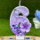 Bougie d'anniversaire numérique Sunxin Fleur violette 1 pièce 5