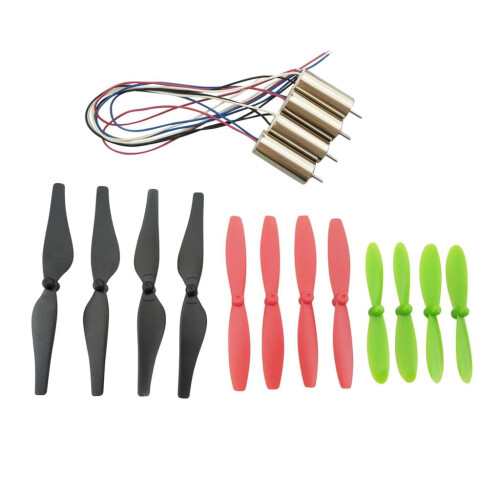 3,7V 8,5x20 mm kjerneløs børstemotorsett (4 stk.) 1