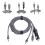 Câble d'alimentation DC Type-C 65W PD IP68 noir 3m 4