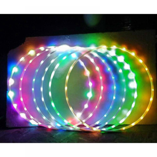 Aro de ginástica LED 60/70/80/90cm 2