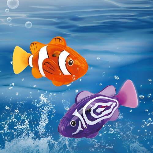 Poisson-chat jouet, nage électrique réaliste et phosphorescent, étanche 1