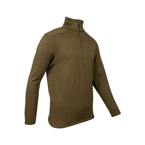 JACK PYKE JACK PYKE Waffle Mens Fleece Top Green Medium 1