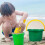 Plastic sand bucket with handle 1 piece 5