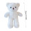Extra zachte teddybeer pluche speelgoed, 28 cm wit 3