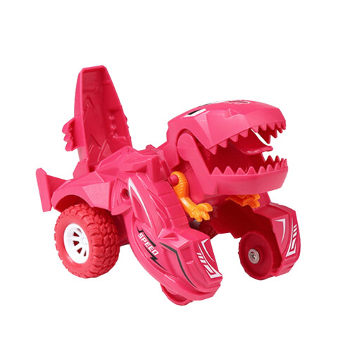 Dinosaurbilleke med trekkmekanisme, rosa, 1 stk. 1