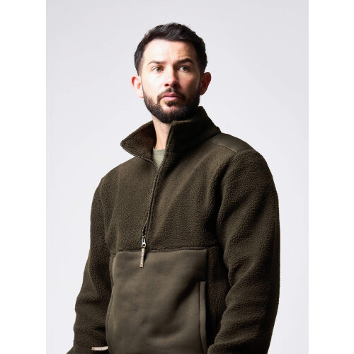 JACK PYKE JACK PYKE Sherpa Pullover Green Medium 1