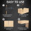 Accuracy Countersink Drill Bits for Woodworking Set with 4