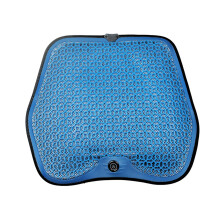Autositzkissen aus Leder mit Gelschicht und leisem Motor-Blau