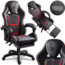 Gaming-Stuhl Drehstuhl mit Fußstütze Schalensitz Specter Sofotel