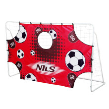 Porta da calcio 2 in 1 con rete e pannello bersaglio