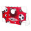 Porta da calcio 2 in 1 con rete e pannello bersaglio 1