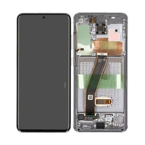 Samsung Galaxy S20 5G LCD-Display ohne Kamera - Grau