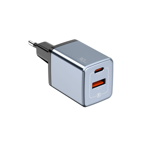 NEXTBATT 30W GaN USB-C Fast Charger - Black/Gray