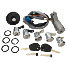 Interruptor de encendido completo para Citroën Berlingo 02-08 + 5 insertos de cerradura + tapón de combustible KPL