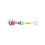 Junior-Schwimmbrille, blaue Blumen, Antibeschlag-Linse 6