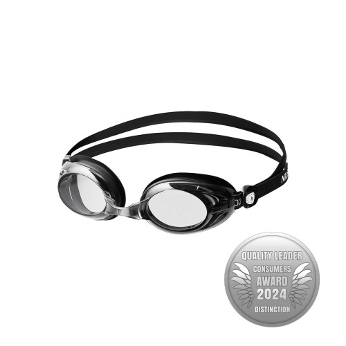 Schwarze Schwimmbrille, Antibeschlag, UV-Schutz 2