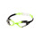 Junior-Schwimmbrille, Schwarz/Grün, Antibeschlag-Gläser 3