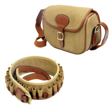 (12G, heritage canvas) Guardian Heritage Cartridge bag and belt kit - various gauges and materials