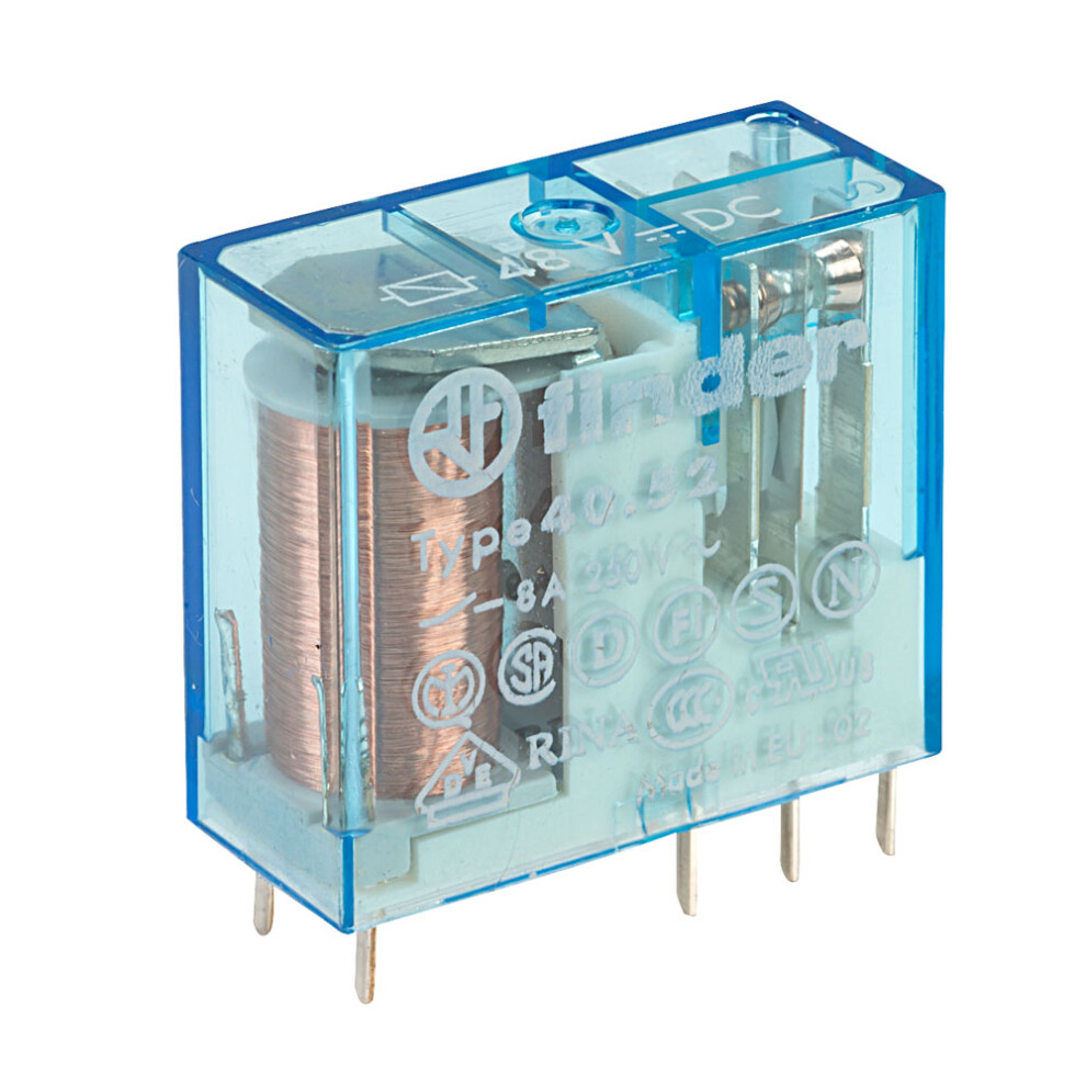 2P 8A 48V DC Miniature Relay 40.52.9.048.0000 - Image 4