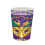 Mardi Gras engångspappersmuggar – 20-pack 1